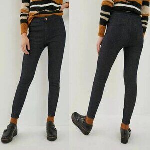 Anthropologie Pilcro Shimmer High Rise Denim Skinny Legging Size 27